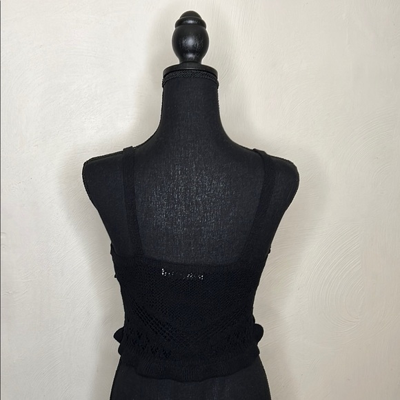 Zara Crochet Crop Knit Tank Size M - Picture 5 of 7
